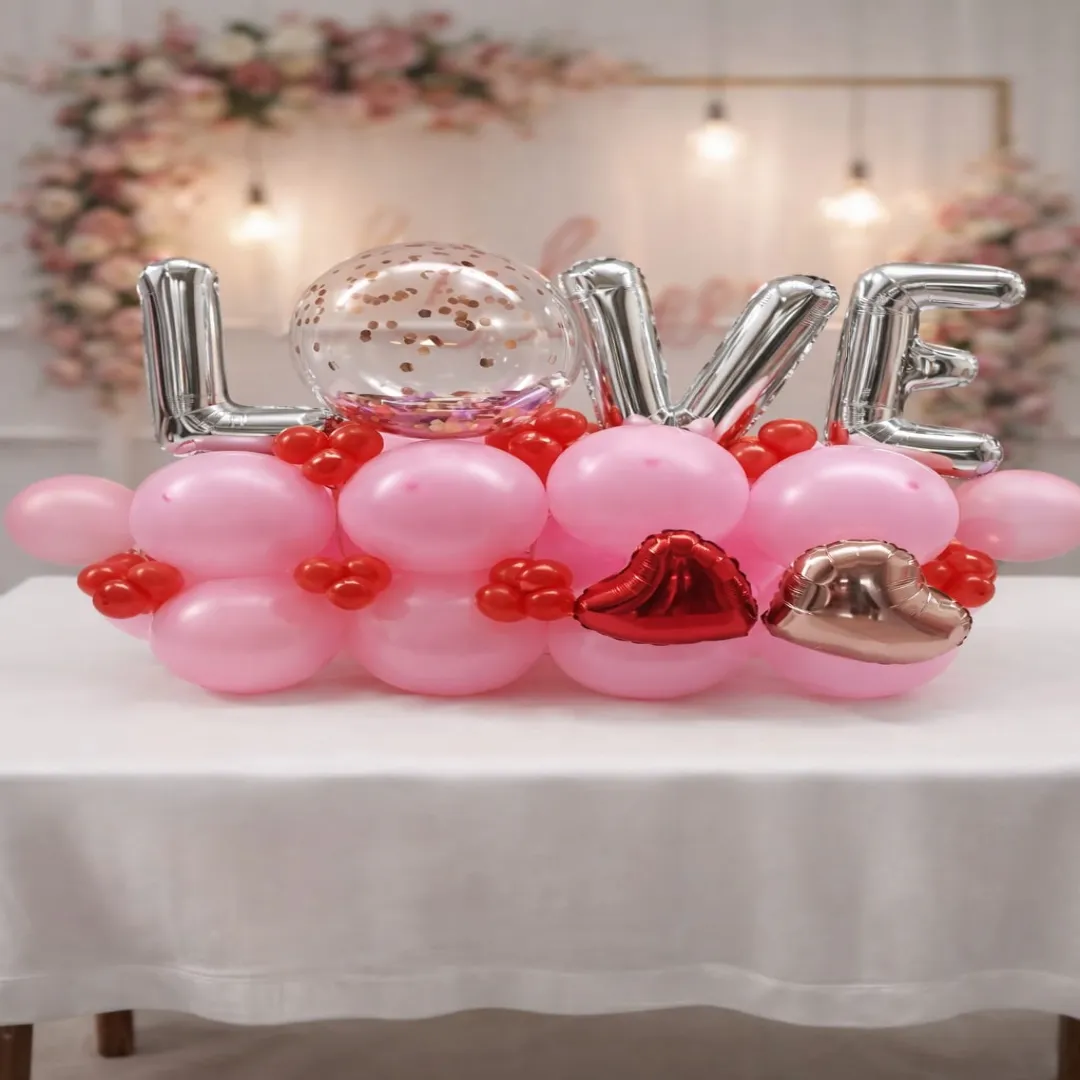 Blush Love Balloon Bouquet