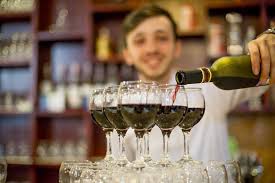 Bar Setup with Bartender