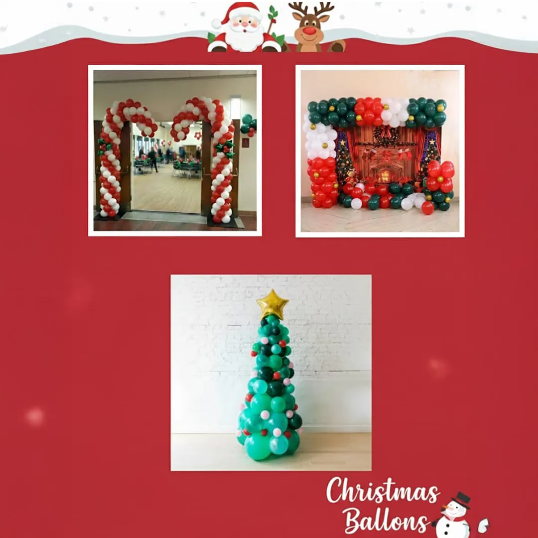 Festive Christmas Balloon Wonderland