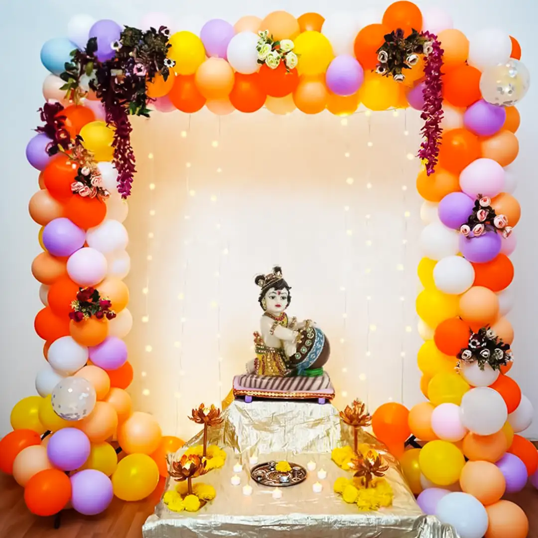 Flower and Balloon Festive Decoration