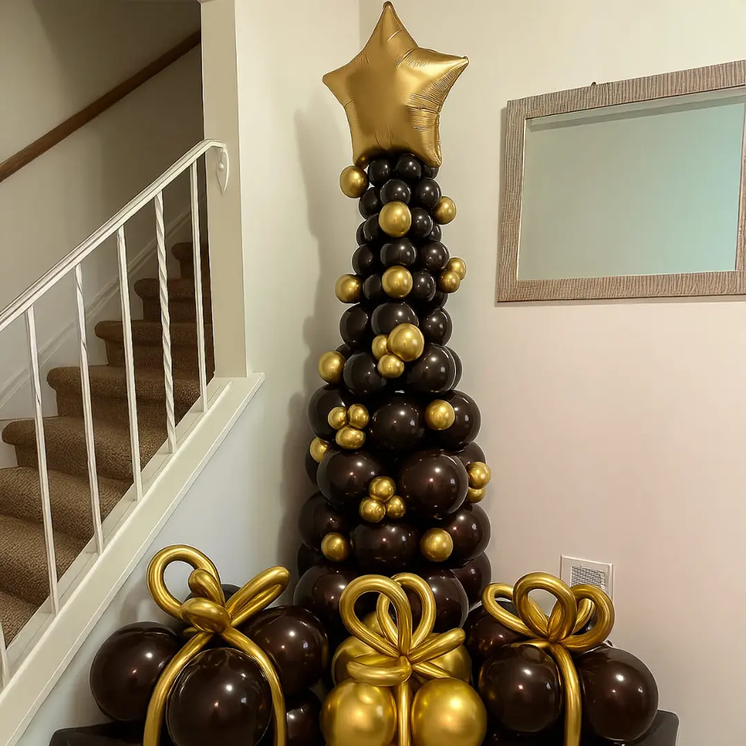 Golden Luxe Christmas Tree